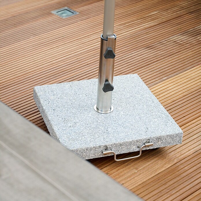 Siena Garden Granitschirmständer Ennio mit Rollen (28 kg, L x B: 45 x 45 cm) | BAUHAUS