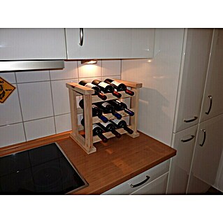 Promadino Weinregal Bordeaux (43,6 x 30 x 40 cm, Anzahl Flaschen: 9 Stk.)