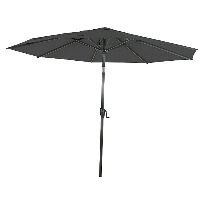 Siena Garden Marktschirm rund Bosco (Anthrazit, Durchmesser Bespannung: 300 cm) | BAUHAUS