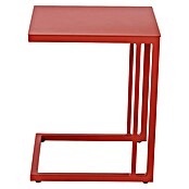 Siena Garden Garten-Beistelltisch Ramo (L x B x H: 33,5 x 40 x 50 cm, Tischplatte aus Fairstone, Quadratisch, Rot) | BAUHAUS