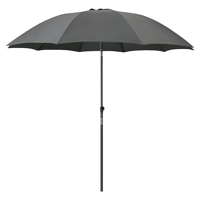Siena Garden Marktschirm rund Paolo Push (Anthrazit, Durchmesser Bespannung: 270 cm) | BAUHAUS