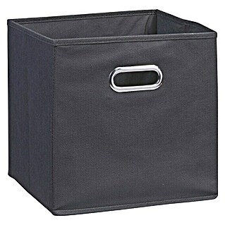 Zeller Present Caja plegable Tela (32 x 32 x 32 cm, Negro)