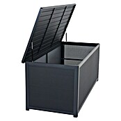 Siena Garden Garten-Aufbewahrungsbox Sabano (181 x 79,3 x 75 cm, Aluminium, Anthrazit) | BAUHAUS