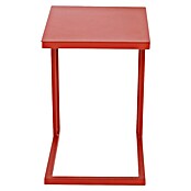 Siena Garden Garten-Beistelltisch Ramo (L x B x H: 33,5 x 40 x 50 cm, Tischplatte aus Fairstone, Quadratisch, Rot) | BAUHAUS