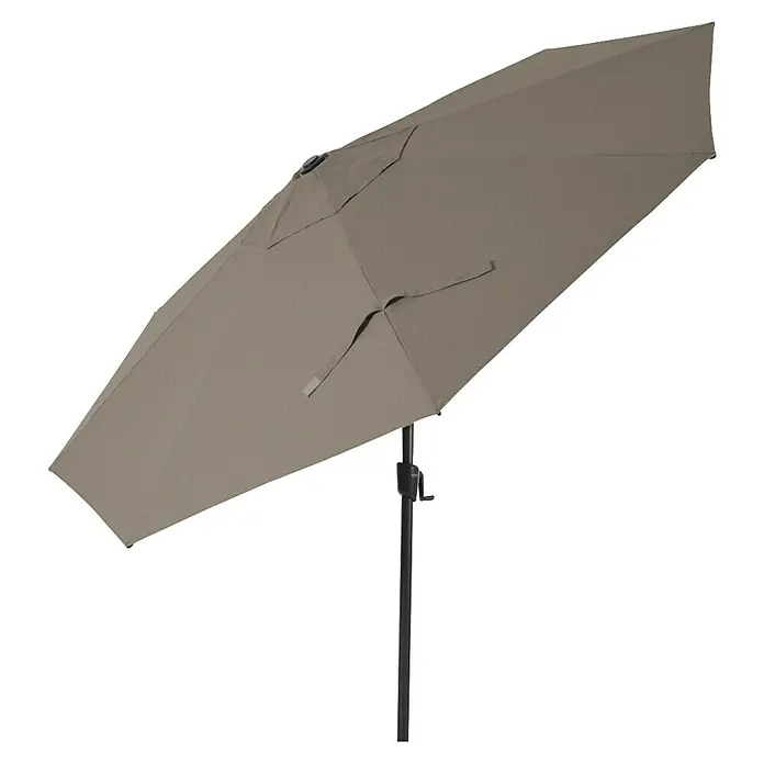 Siena Garden Marktschirm rund Bosco - Taupe, Durchmesser Bespannung: 300 cm - Ein stilvoller Sonnenschirm in Taupe sorgt für Schatten und Schutz vor der Sonne im Freien. Ideal für Garten, Terrasse oder Balkon.