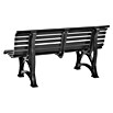 Blome Gartenbank Helgoland (150 cm, PVC, Graphit)
