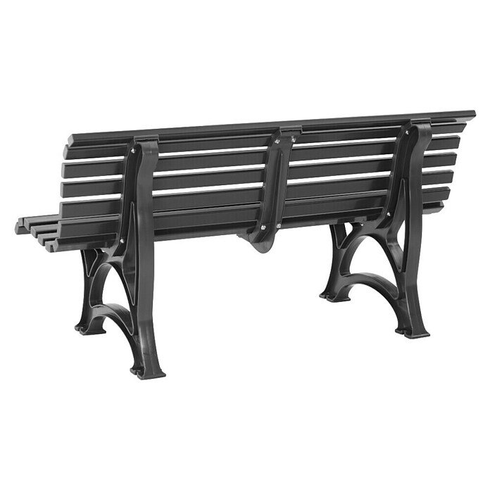 Blome Gartenbank Helgoland (150 cm, PVC, Graphit)