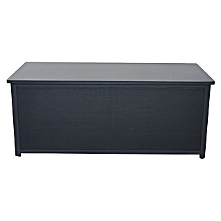 Siena Garden Garten-Aufbewahrungsbox Sabano (181 x 79,3 x 75 cm, Aluminium, Anthrazit)