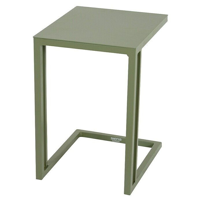Siena Garden Garten-Beistelltisch Ramo (L x B x H: 33,5 x 40 x 50 cm, Melamin, Quadratisch, Olive) | BAUHAUS