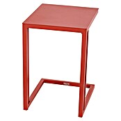 Siena Garden Garten-Beistelltisch Ramo (L x B x H: 33,5 x 40 x 50 cm, Tischplatte aus Fairstone, Quadratisch, Rot) | BAUHAUS