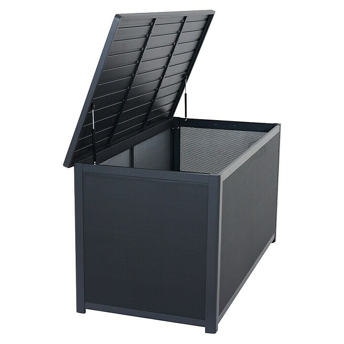 Siena Garden Garten-Aufbewahrungsbox Sabano (159 x 79,3 x 83 cm, Aluminium, Anthrazit) | BAUHAUS