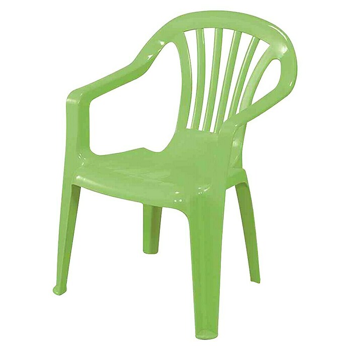 Progarden Kinder-Stapelstuhl Sedia (Grün, Kunststoff, Breite: 38 cm)
