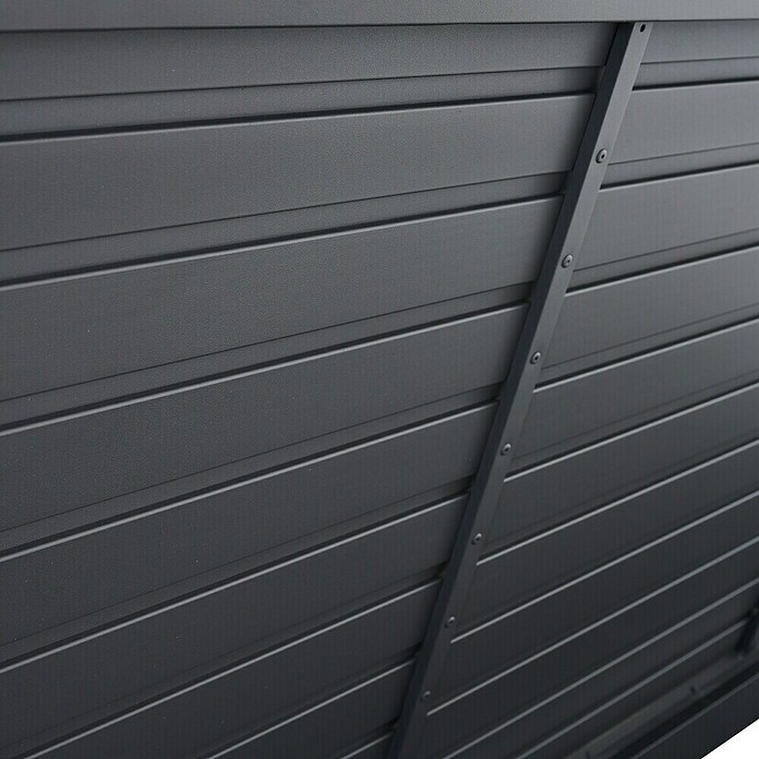 Siena Garden Garten-Aufbewahrungsbox Sabano (181 x 79,3 x 75 cm, Aluminium, Anthrazit) | BAUHAUS
