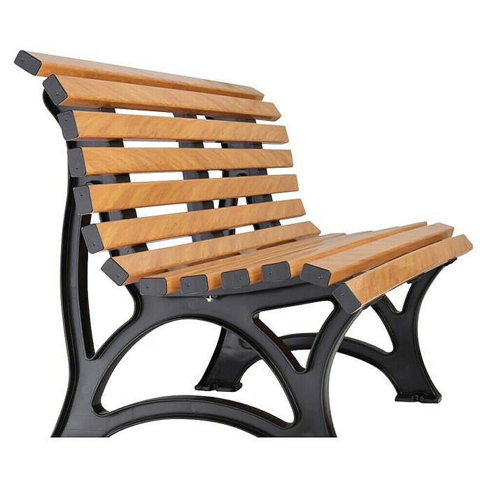 Blome Gartenbank Helgoland (B x T x H: 150 x 64 x 80 cm, Braun, Schwarz) | BAUHAUS