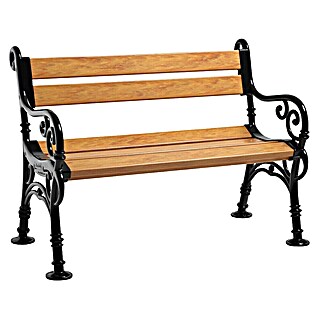 Blome Gartenbank Linderhof (B x T x H: 115 x 60 x 85 cm, Holzoptik)