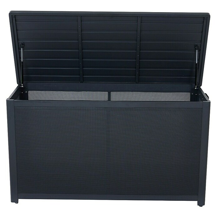 Siena Garden Garten-Aufbewahrungsbox Sabano (135,5 x 58,7 x 75 cm, Aluminium, Anthrazit) | BAUHAUS