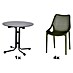 Siena Garden Urban Lights Gartenmöbel-Set District Sessel/Sola Tisch 