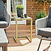 Siena Garden Garten-Beistelltisch Ramo (L x B x H: 33,5 x 40 x 50 cm, Melamin, Quadratisch, Olive) | BAUHAUS