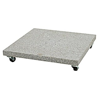 Siena Garden Granitschirmständer Ennio Base mit Rollen (120 kg, L x B: 80 x 80 cm)
