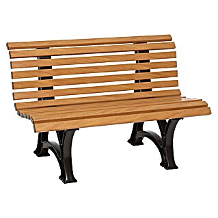 Blome Gartenbank Amrum (B x T x H: 120 x 64 x 80 cm, Holzoptik)