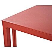 Siena Garden Garten-Beistelltisch Ramo (L x B x H: 33,5 x 40 x 50 cm, Tischplatte aus Fairstone, Quadratisch, Rot) | BAUHAUS