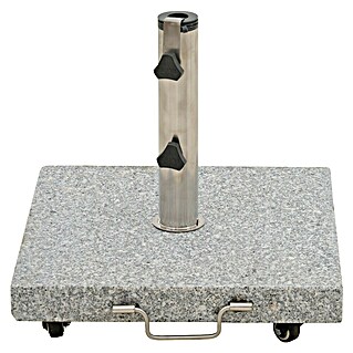 Siena Garden Granitschirmständer Ennio mit Rollen (28 kg, L x B: 45 x 45 cm)