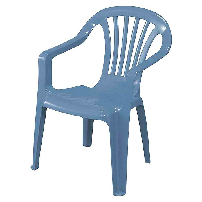 Progarden Kinder-Stapelstuhl Sedia (Hellblau, Kunststoff, Breite: 38 cm)