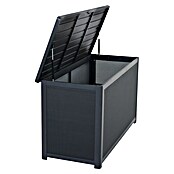 Siena Garden Garten-Aufbewahrungsbox Sabano (135,5 x 58,7 x 75 cm, Aluminium, Anthrazit) | BAUHAUS