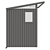 Gardol Spremište Style  (Vanjska dimenzija uklj. krovni prevjes (Š x D): 225 x 190 cm, Metal, Crna) | BAUHAUS
