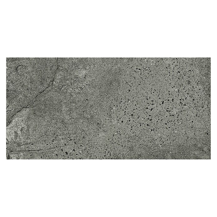 Cersanit Porculanska pločica Newstone  (59,8 x 29,8 cm, Tamno siva, Mat) | BAUHAUS