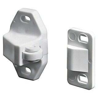 Hettich Rolsluiting (l x b x h: 21 x 35 x 19 mm, Kunststof, Wit)