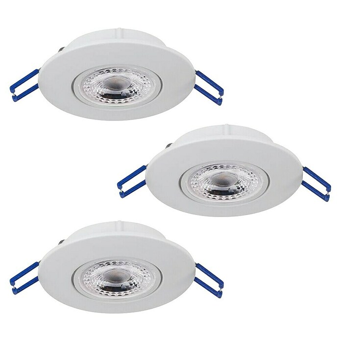 Eglo LED vgradna svetilka Agulo  (Toplo bela, Premer: 9 cm, Bela) | Vgradni žarometi | Reflektorji in žarometi | Svetila | Elektro in svetila | Izdelki | BAUHAUS