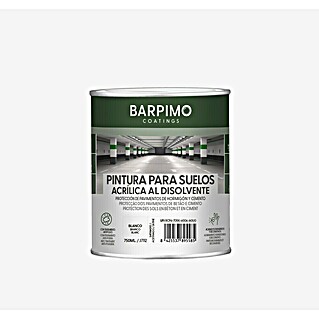Barpimo Pintura para suelos acrílica (Blanco, 750 ml, Satinado)