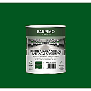 Barpimo Pintura para suelos acrílica (Verde cromo, 750 ml, Satinado)