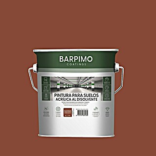 Barpimo Pintura para suelos acrílica (Rojo inglés, 4 l, Satinado)