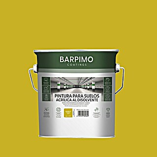 Barpimo Pintura para suelos acrílica (Amarillo, 4 l, Satinado)