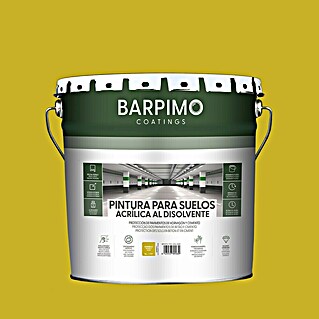 Barpimo Pintura para suelos acrílica (Amarillo, 15 l, Satinado)