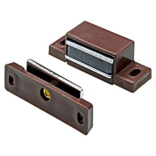Häfele Magnetverschluss (Haftkraft: 5 kg, L x B x H: 15 x 13,5 x 45,5 mm, Braun)