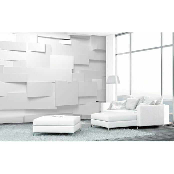 Fotomural 3D wall (366 x 254 cm, Papel)