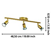 Eglo Buzz-LED Deckenstrahler BUZZ-LED (8,4 W, Gold, GU10, 3 Stk.) | BAUHAUS