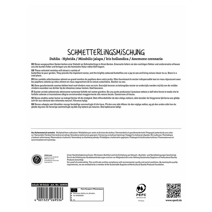 Sperli Zomerbloembollenmix Vlindermix (Verschillende soorten, 30 st.) | BAUHAUS