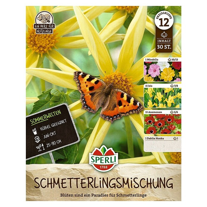 Sperli Zomerbloembollenmix Vlindermix (Verschillende soorten, 30 st.) | BAUHAUS