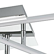 Eglo LED-Deckenleuchte Lasana 1 (24 W, L x B x H: 50 x 50 x 9,5 cm, Chrom) | BAUHAUS