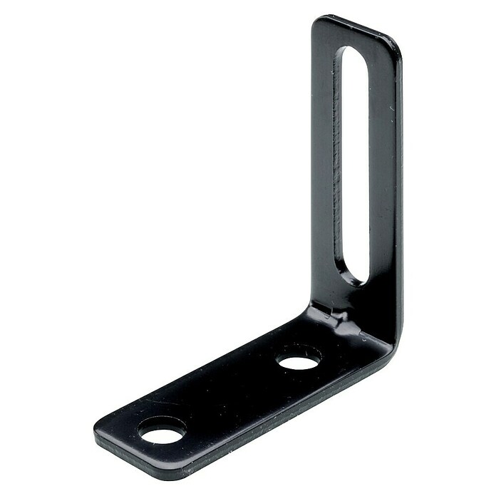 Hettich Nastavljivi kotnik  (Do x Š x V: 55 x 55 x 20 mm, Prašno barvano, 1 kos, Črna) | 1151 - Konstruktionsbeschläge | AAEB - Möbelbeschläge | AAE - Beschläge | AA - Eisenwaren | A - Eisenwaren | BAUHAUS