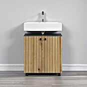 Trendteam Niklas Waschtischunterschrank (B x T x H: 60 x 42 x 64 cm, Evoke Eiche/Anthrazit, Strukturiert) | BAUHAUS