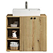 Trendteam Niklas Badmöbel-Set (90 cm, Evoke Eiche, Strukturiert, Breite Waschbecken: 80 cm) | BAUHAUS
