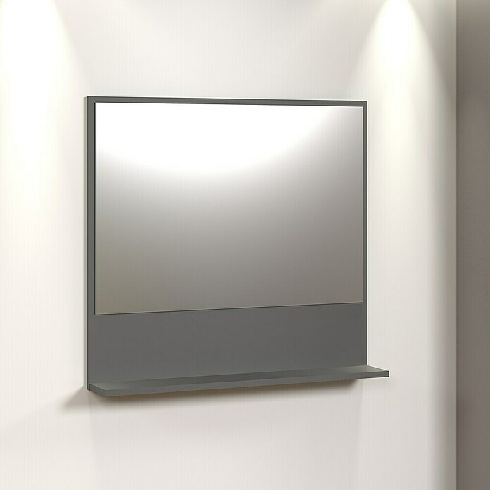 Trendteam Niklas Ablagespiegel (80 x 14 x 74 cm, Anthrazit) | BAUHAUS