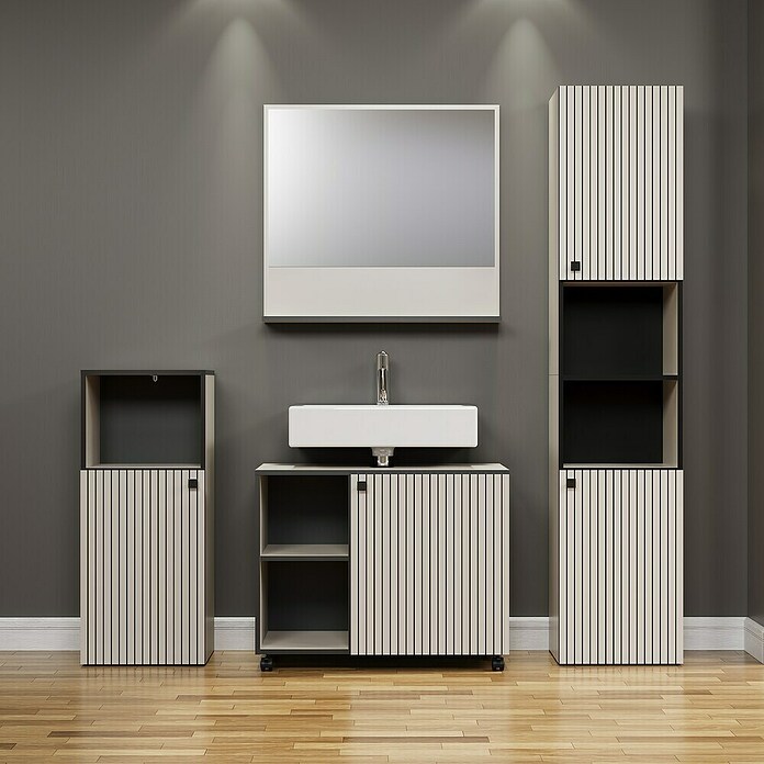 Trendteam Niklas Waschtischunterschrank (B x T x H: 80 x 42 x 64 cm, Kashmir, Strukturiert) | BAUHAUS