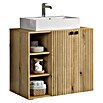 Trendteam Niklas Badmöbel-Set (90 cm, Evoke Eiche, Strukturiert, Breite Waschbecken: 60 cm) | BAUHAUS