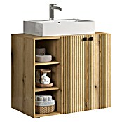 Trendteam Niklas Badmöbel-Set (90 cm, Evoke Eiche, Strukturiert, Breite Waschbecken: 80 cm) | BAUHAUS